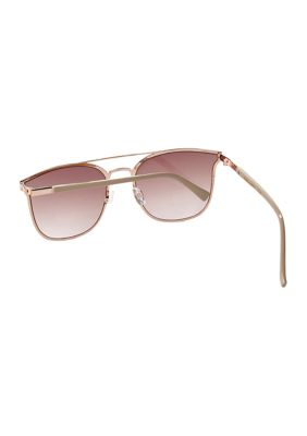 Metal Rectangular Sunglasses