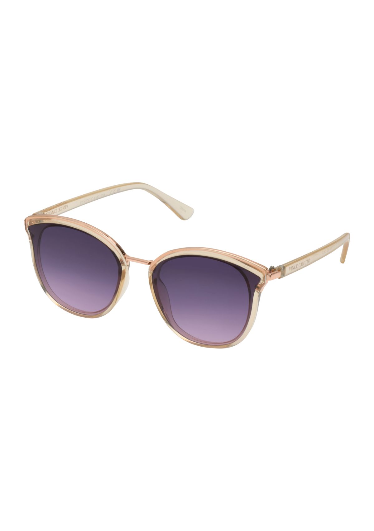 Round Frame Metal Bridge Sunglasses 