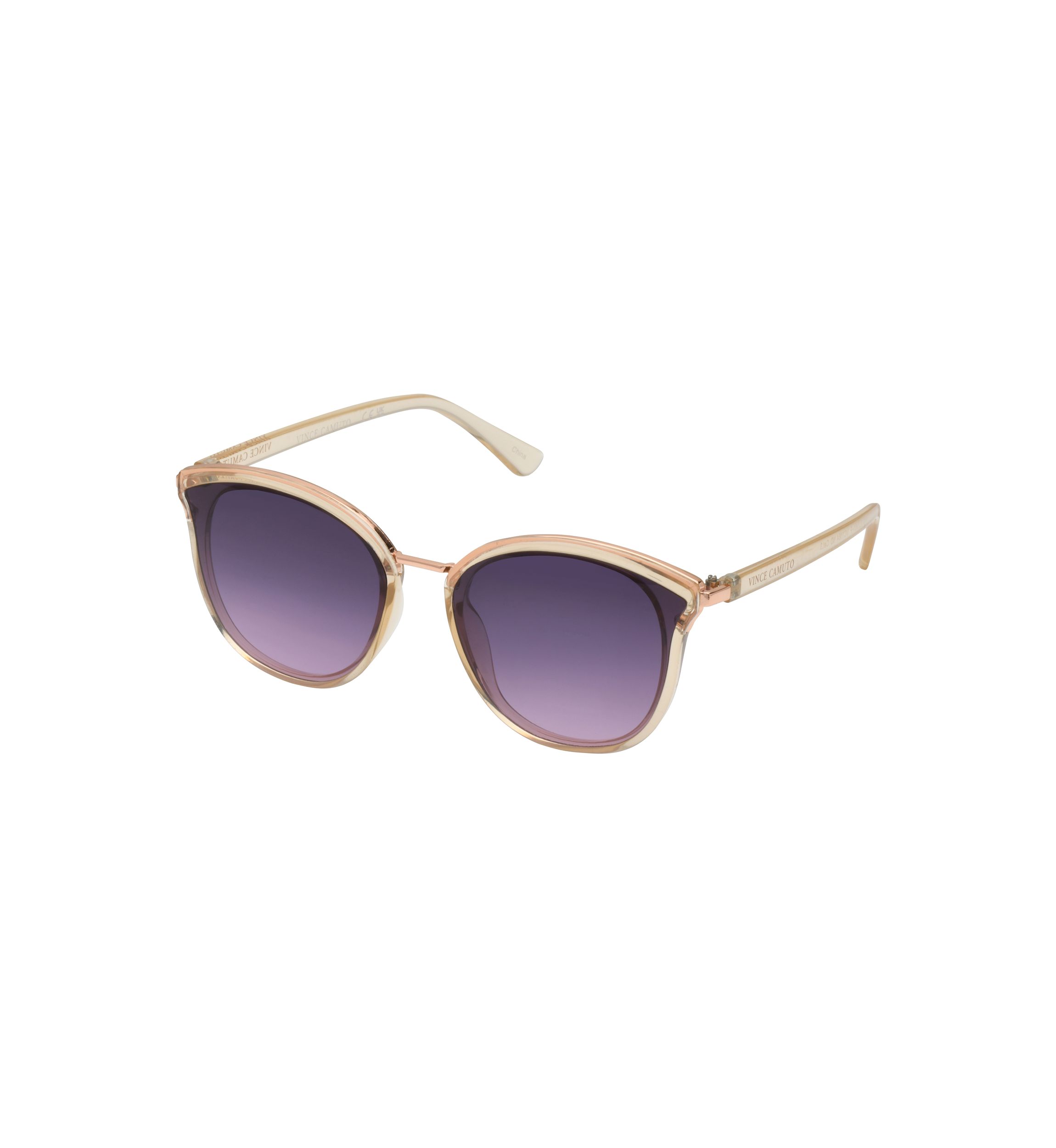 Round Frame Metal Bridge Sunglasses 