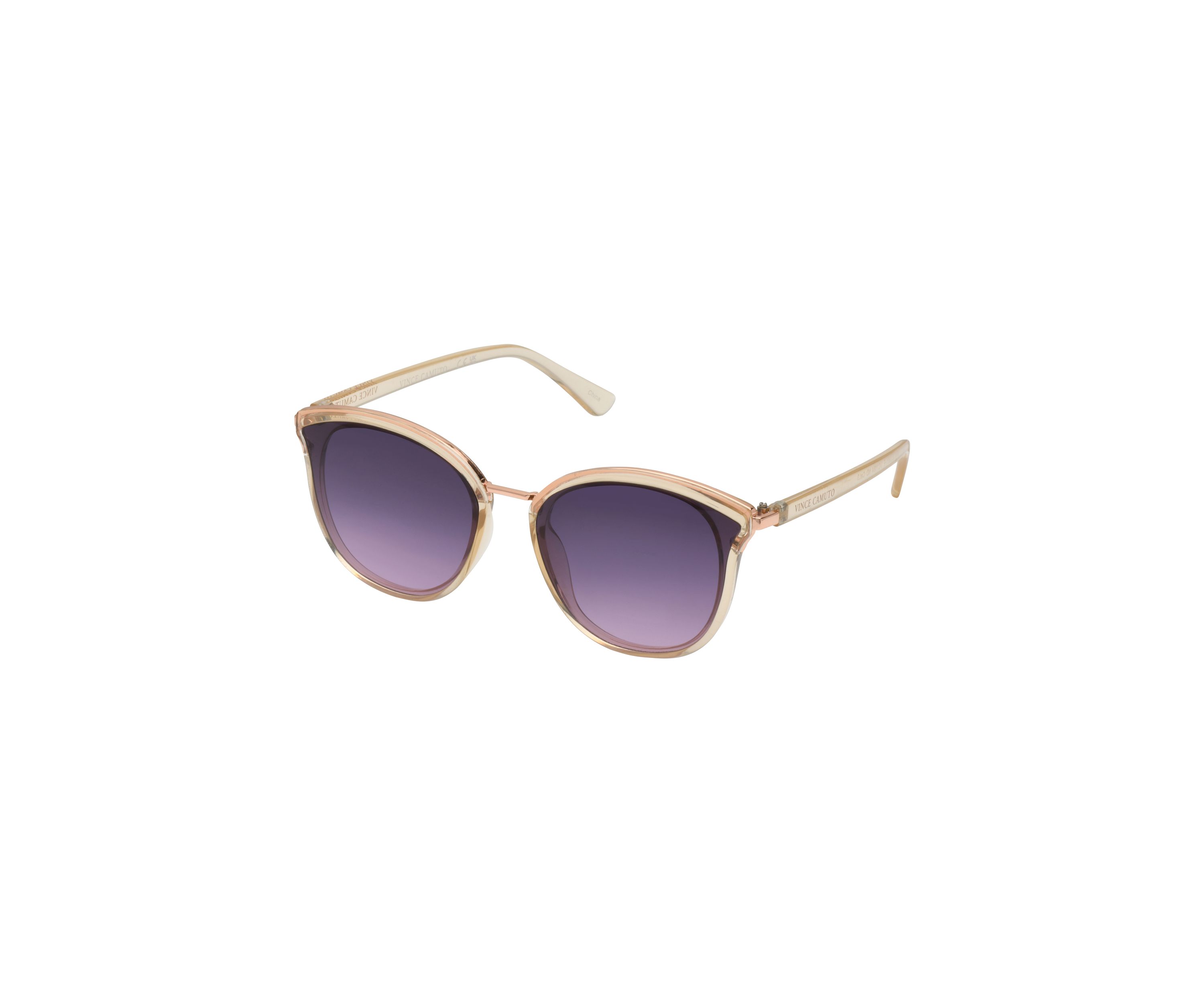 Round Frame Metal Bridge Sunglasses 