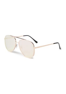 Vince Camuto Metal Aviator Sunglasses | Belk display picture 1