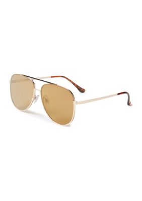 Vince Camuto Metal Aviator Sunglasses | belk