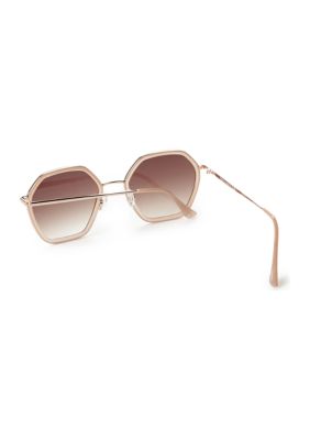 Metal Geometric Sunglasses