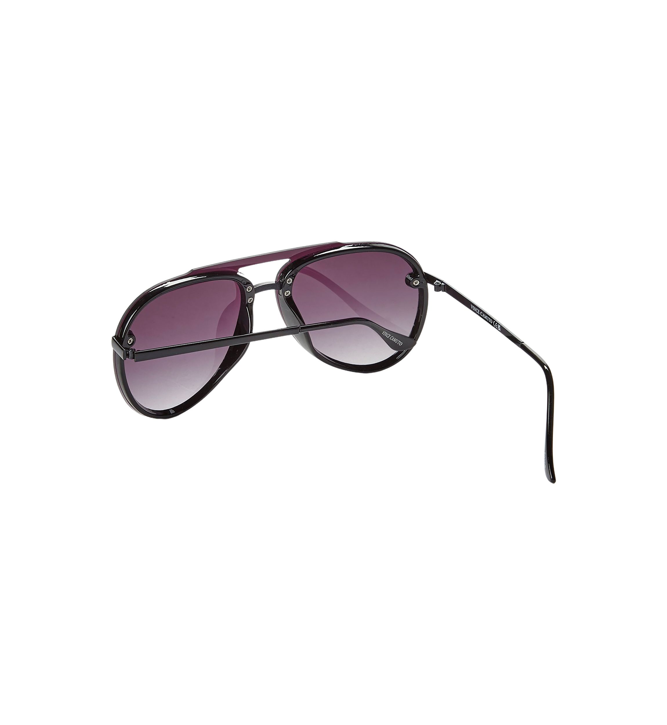 Metal Aviator Backframe Shield Sunglasses