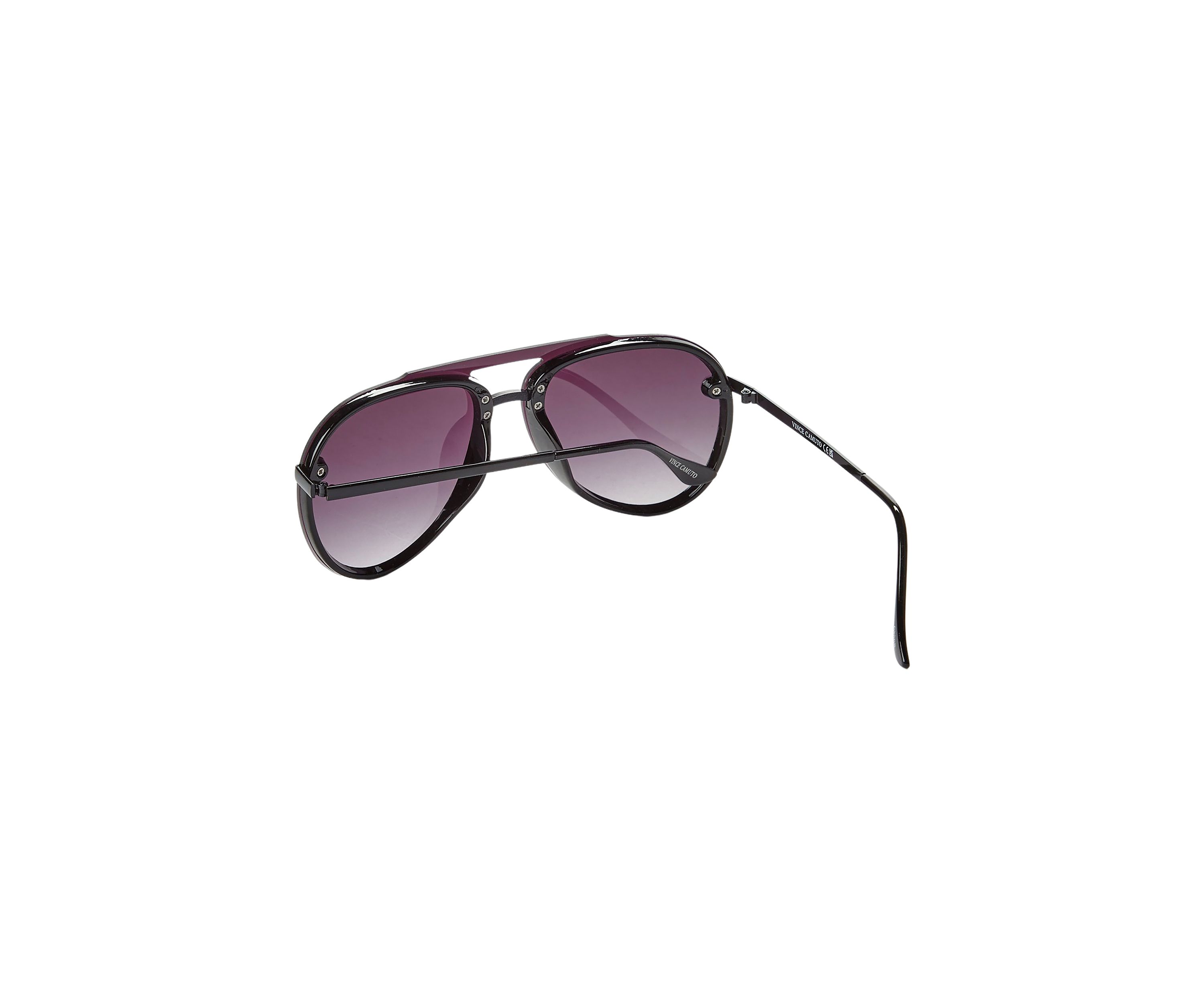 Metal Aviator Backframe Shield Sunglasses