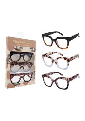 Vince Camuto Women's Reading Glasses - 3 Pack