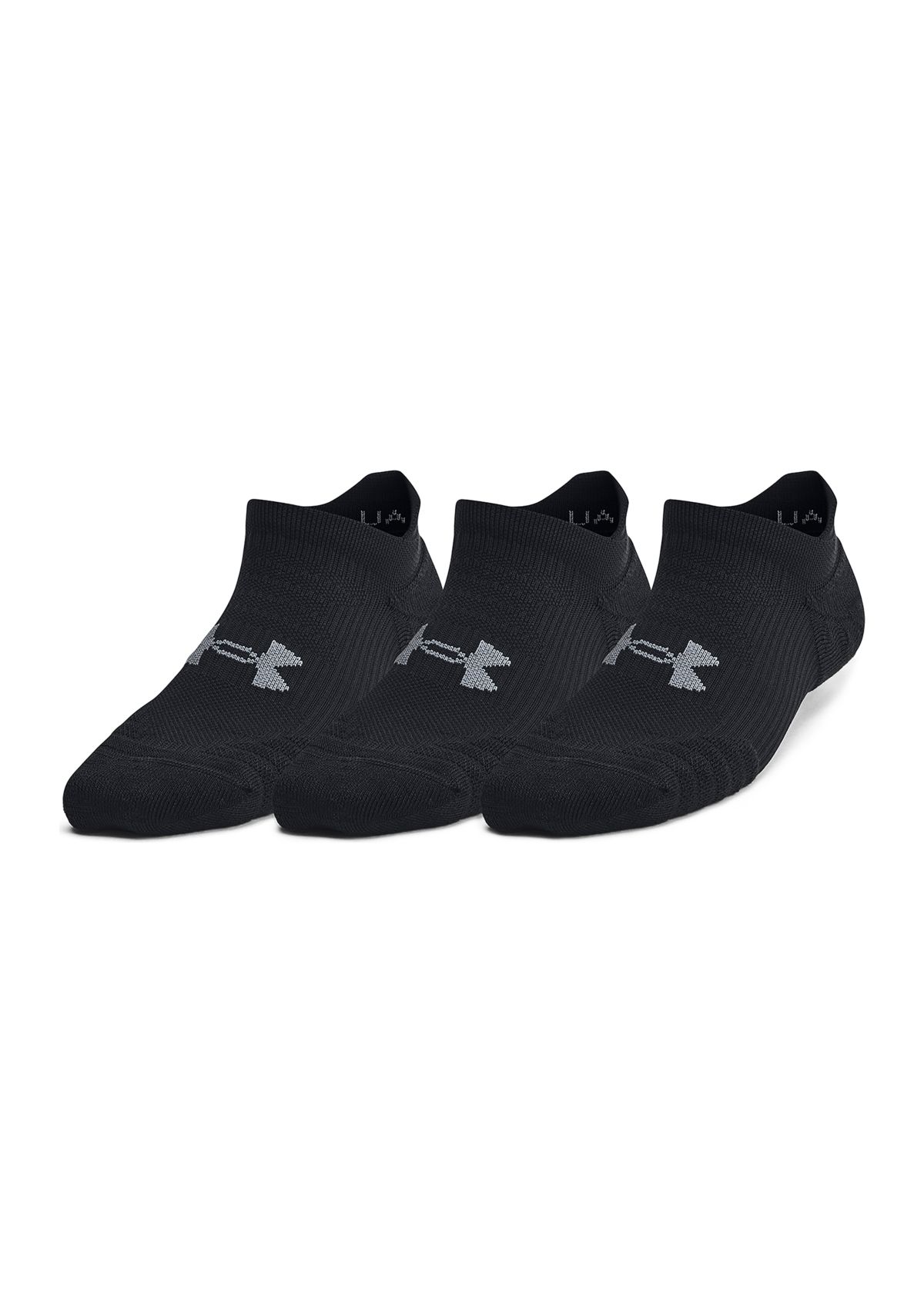 Womens UA Play Up 3-Pack No Show Tab Socks