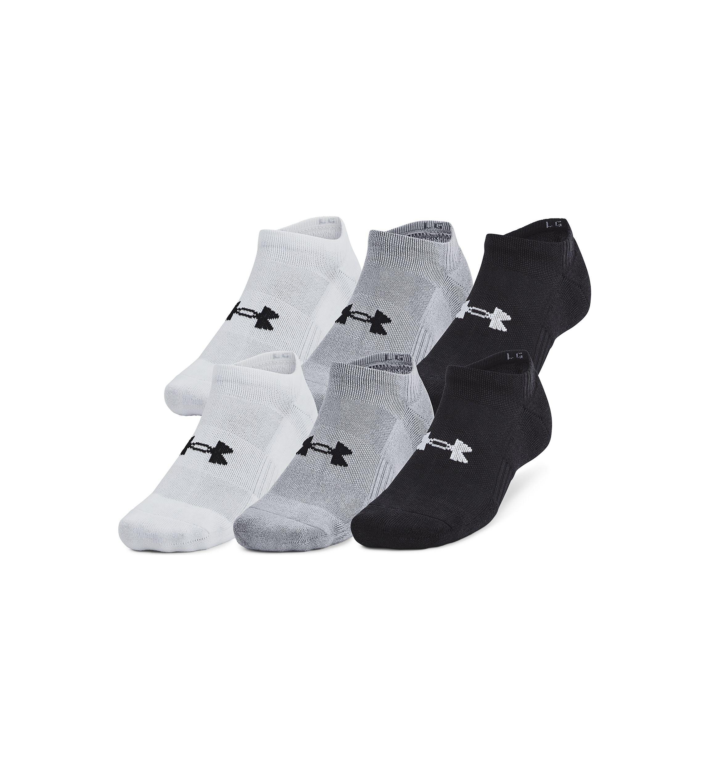 Unisex UA Training Cotton 6-Pack No Show Socks