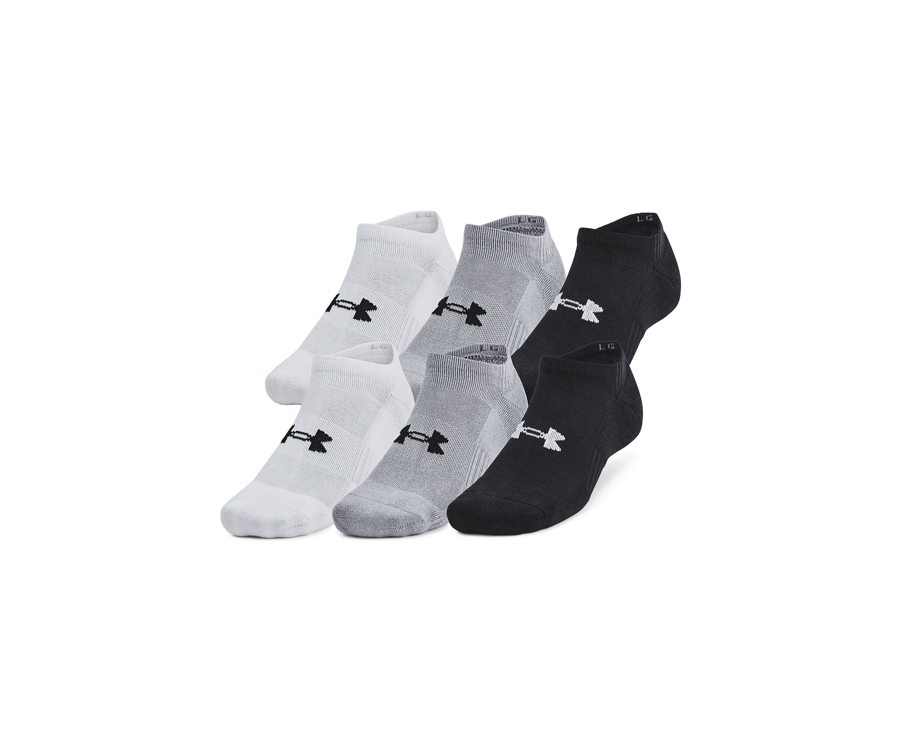 Unisex UA Training Cotton 6-Pack No Show Socks