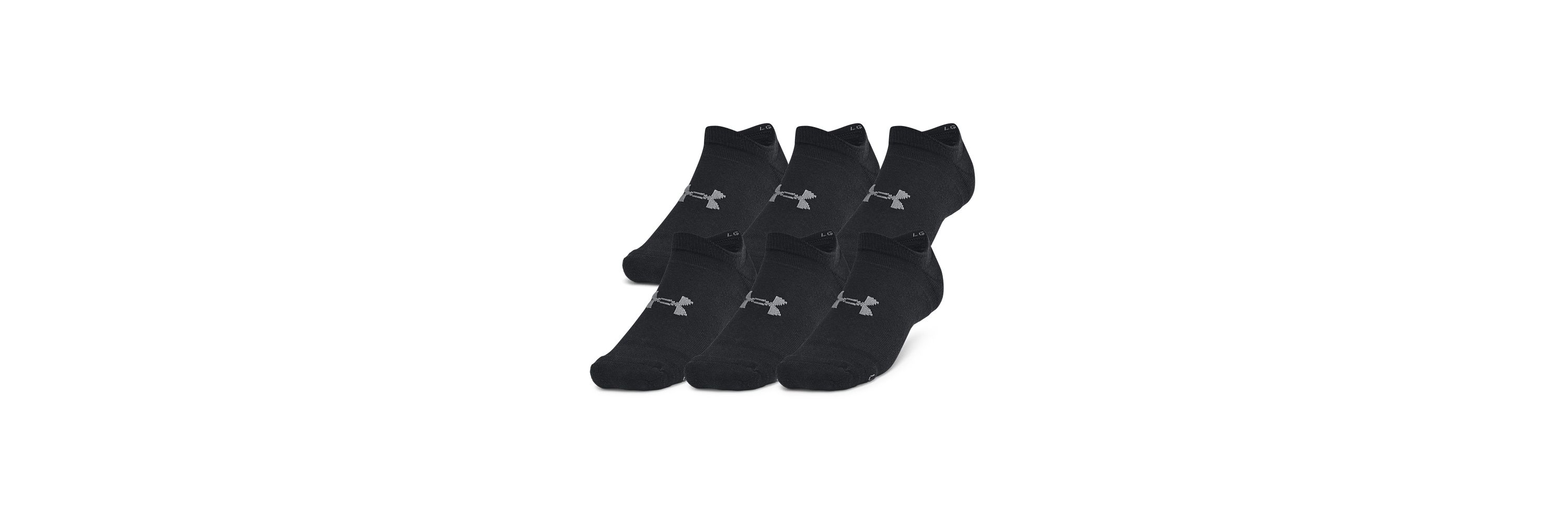 Essential Cushion No Show Socks - 6 Pack