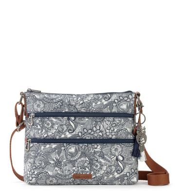 SAKROOTS LODI SMARTPHONE CROSSBODY - LIGHT GREY