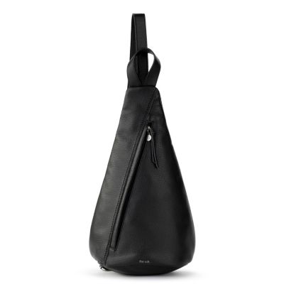 Geo Sling Leather Backpack