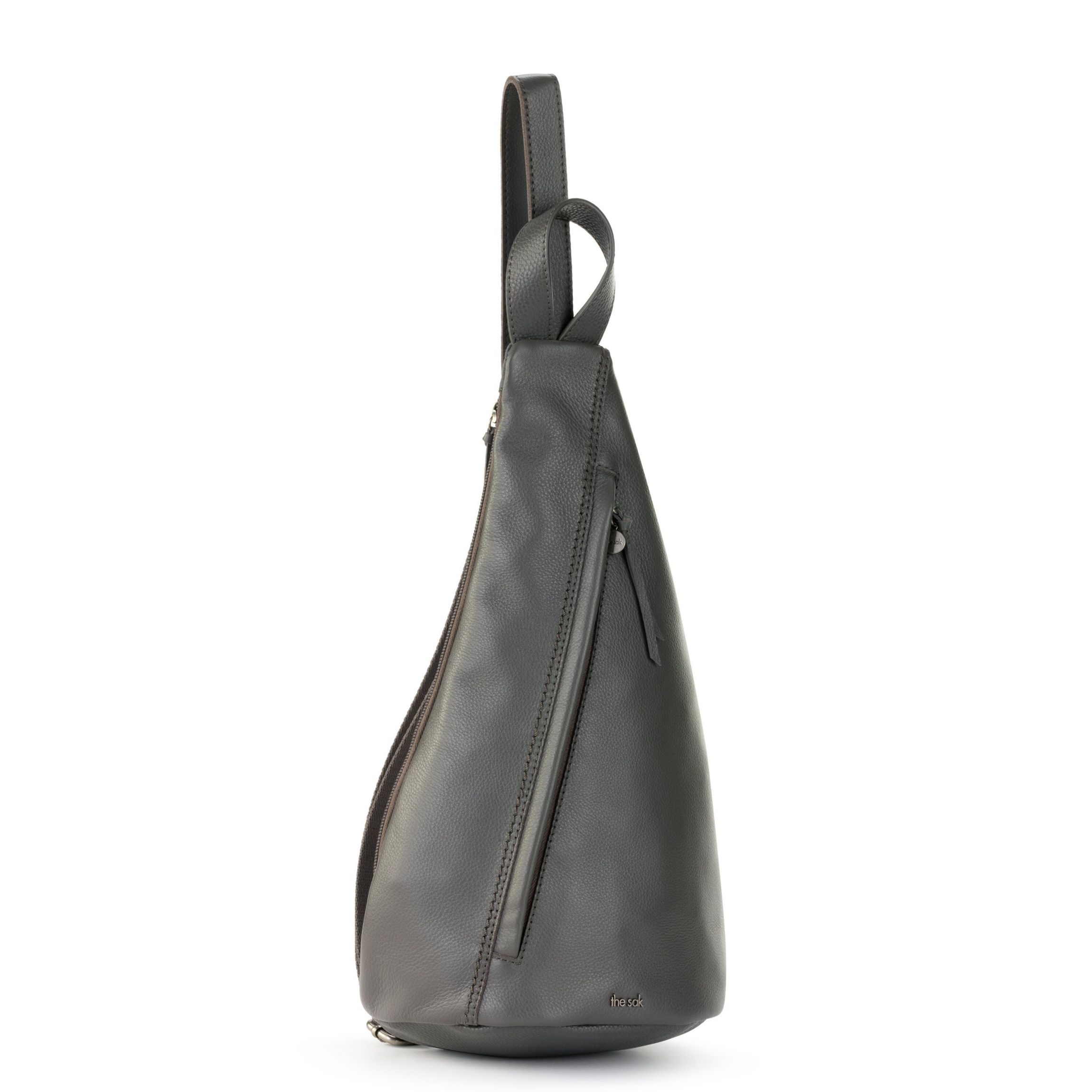 Geo Sling Leather Backpack