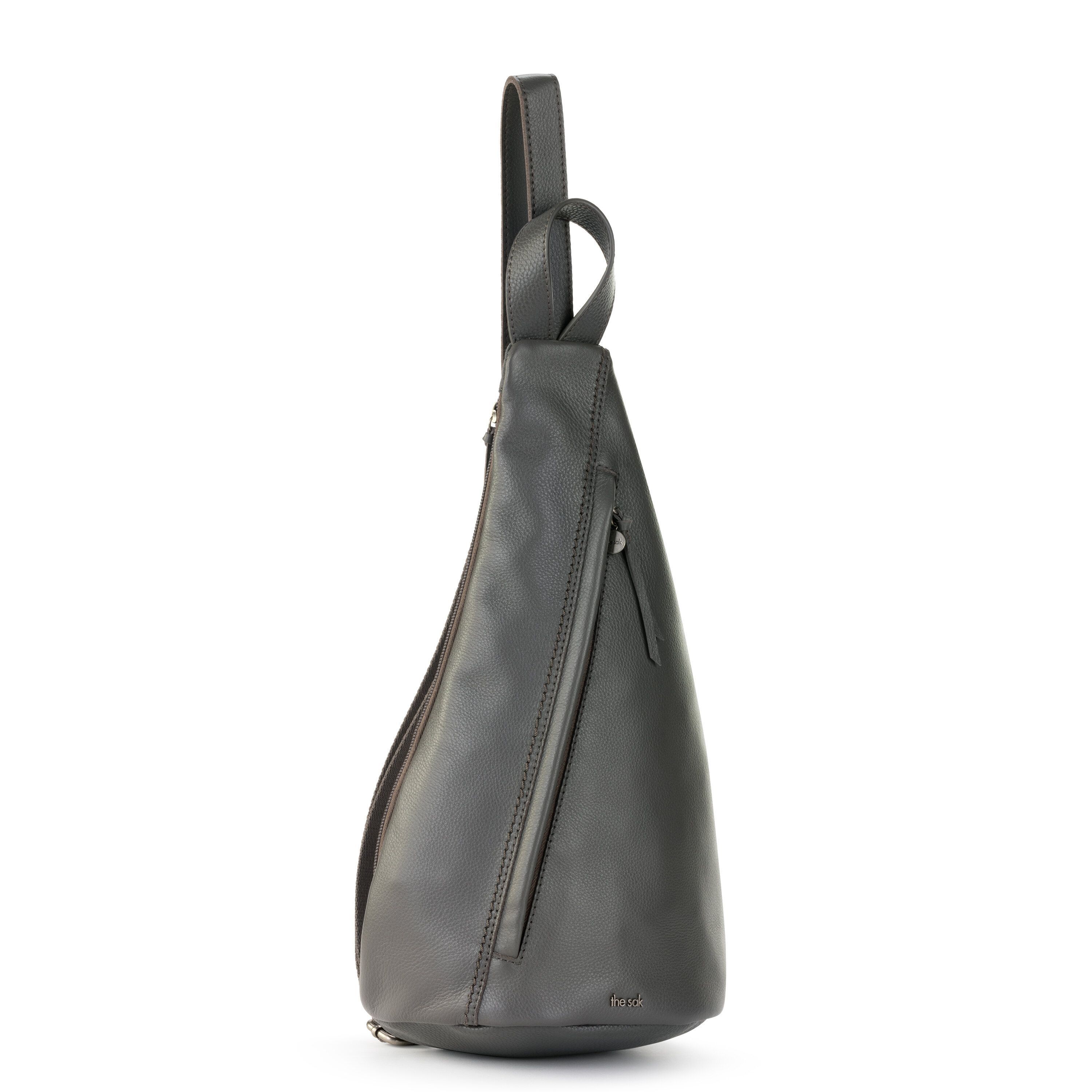 Geo Sling Leather Backpack
