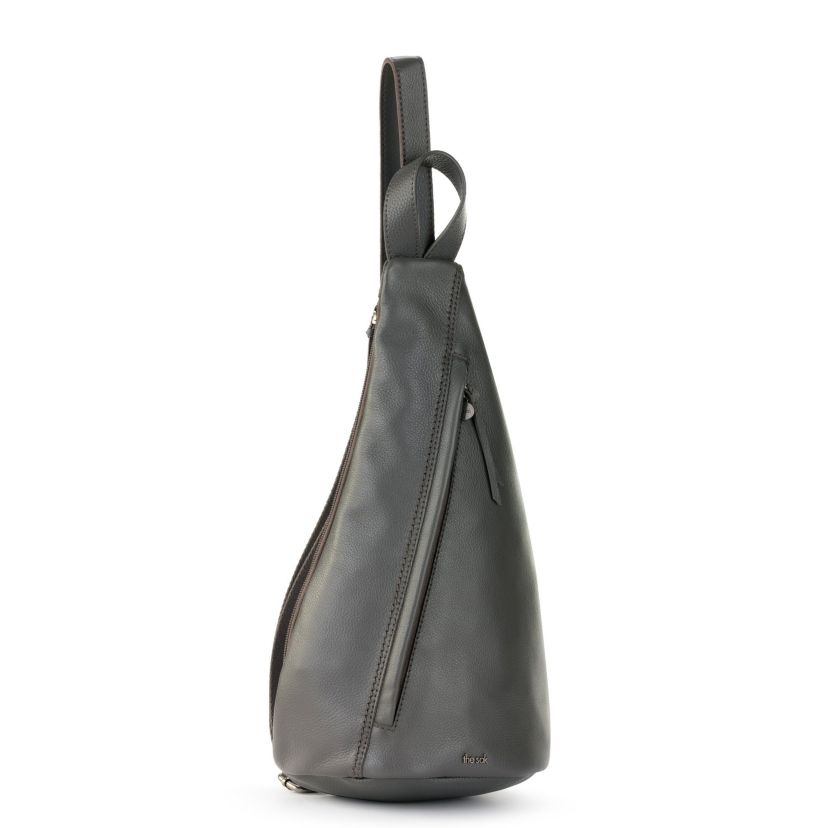 Geo Sling Leather Backpack