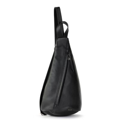 Geo Sling Leather Backpack