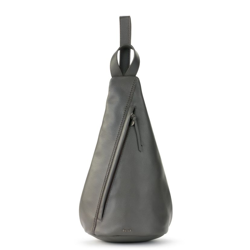 Geo Sling Leather Backpack
