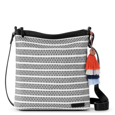 Sakroots Banyan Basic Crossbody, White