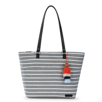 Sakroots Banyan Shoulder Tote, White