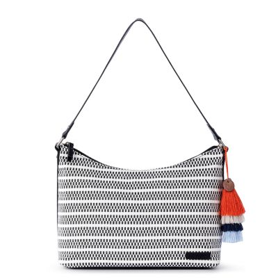 Sakroots Banyan Adjustable Hobo, White