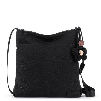 Sakroots Banyan Basic Crossbody, Black