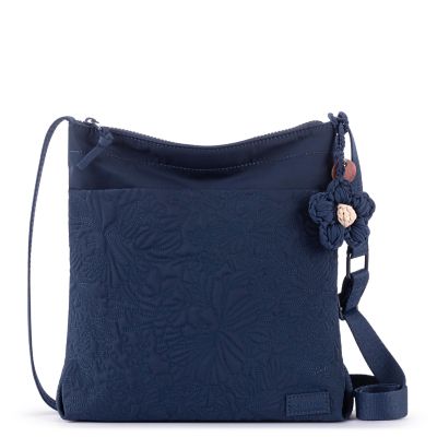 Sakroots Banyan Basic Crossbody, Navy Blue