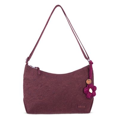 Sakroots Banyan Adjustable Hobo, Black
