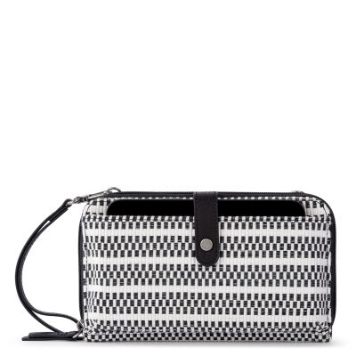 Sakroots Smartphone Large Smartphone Crossbody, White