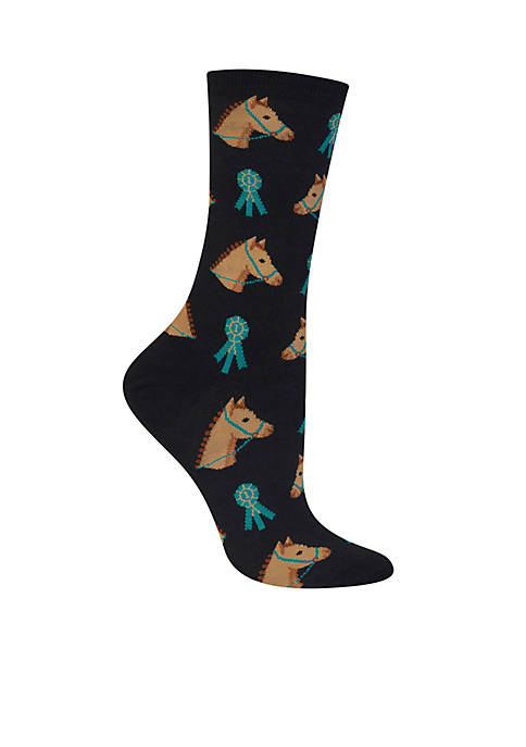 Hot Sox® Horse Crew Socks - Single Pair | belk