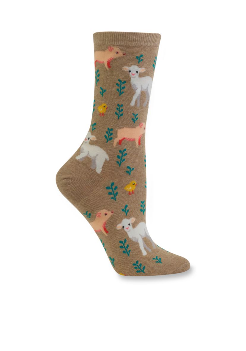 Piglet, Lamb, and Chick Trouser Socks