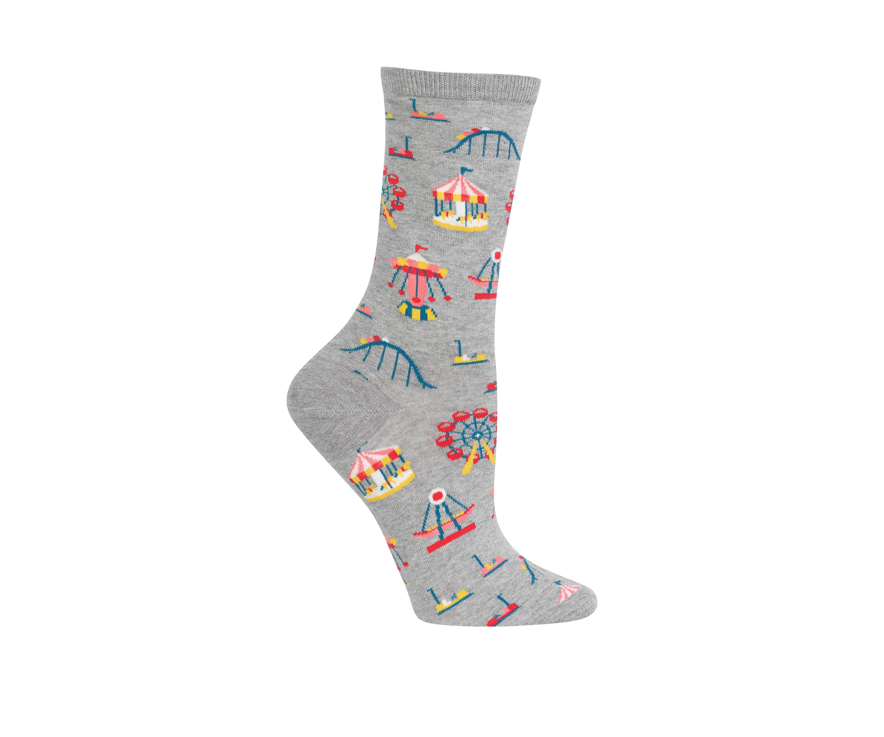Womens Carnival Rides Crew Socks