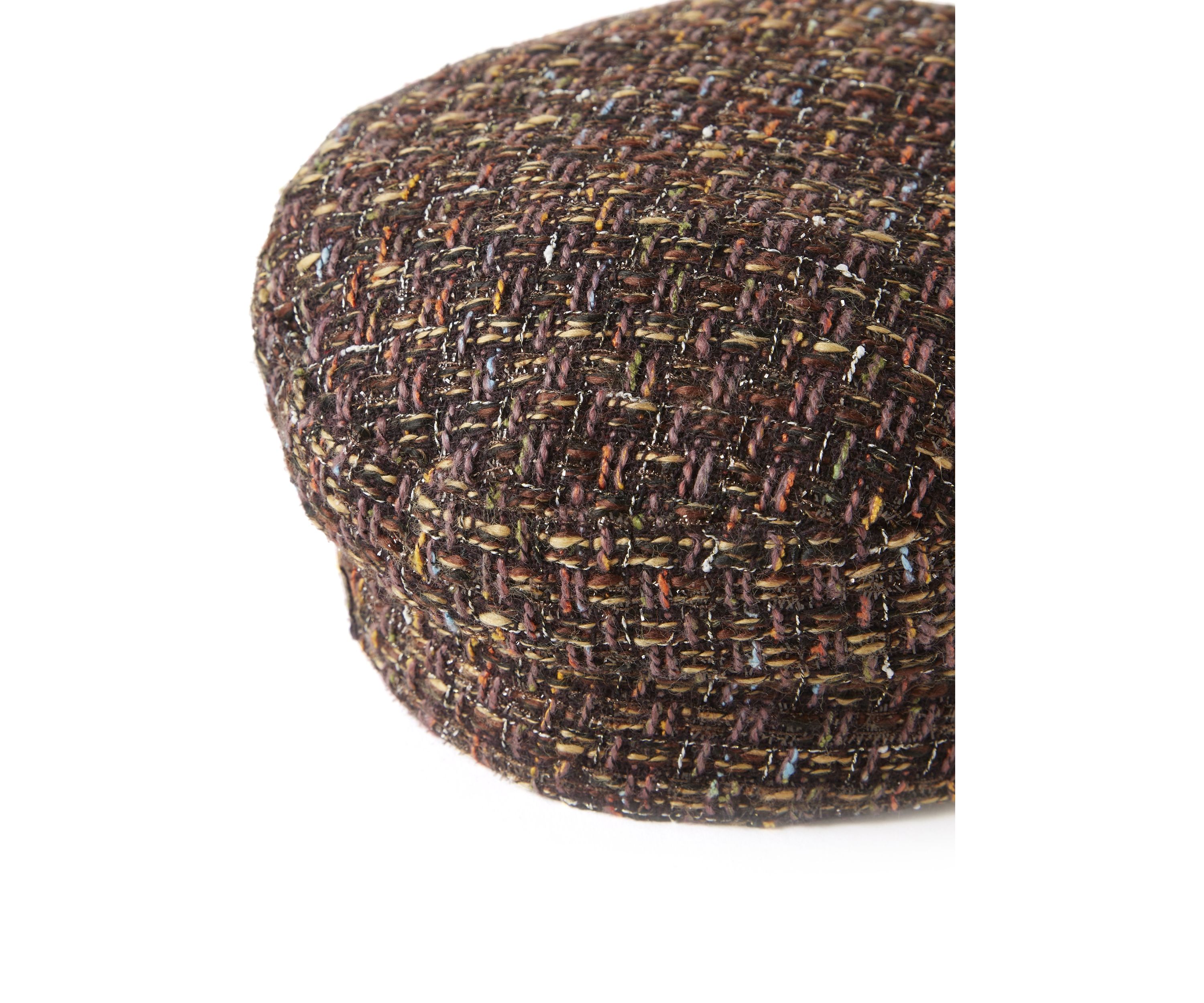 Bouclé Skipper Cap