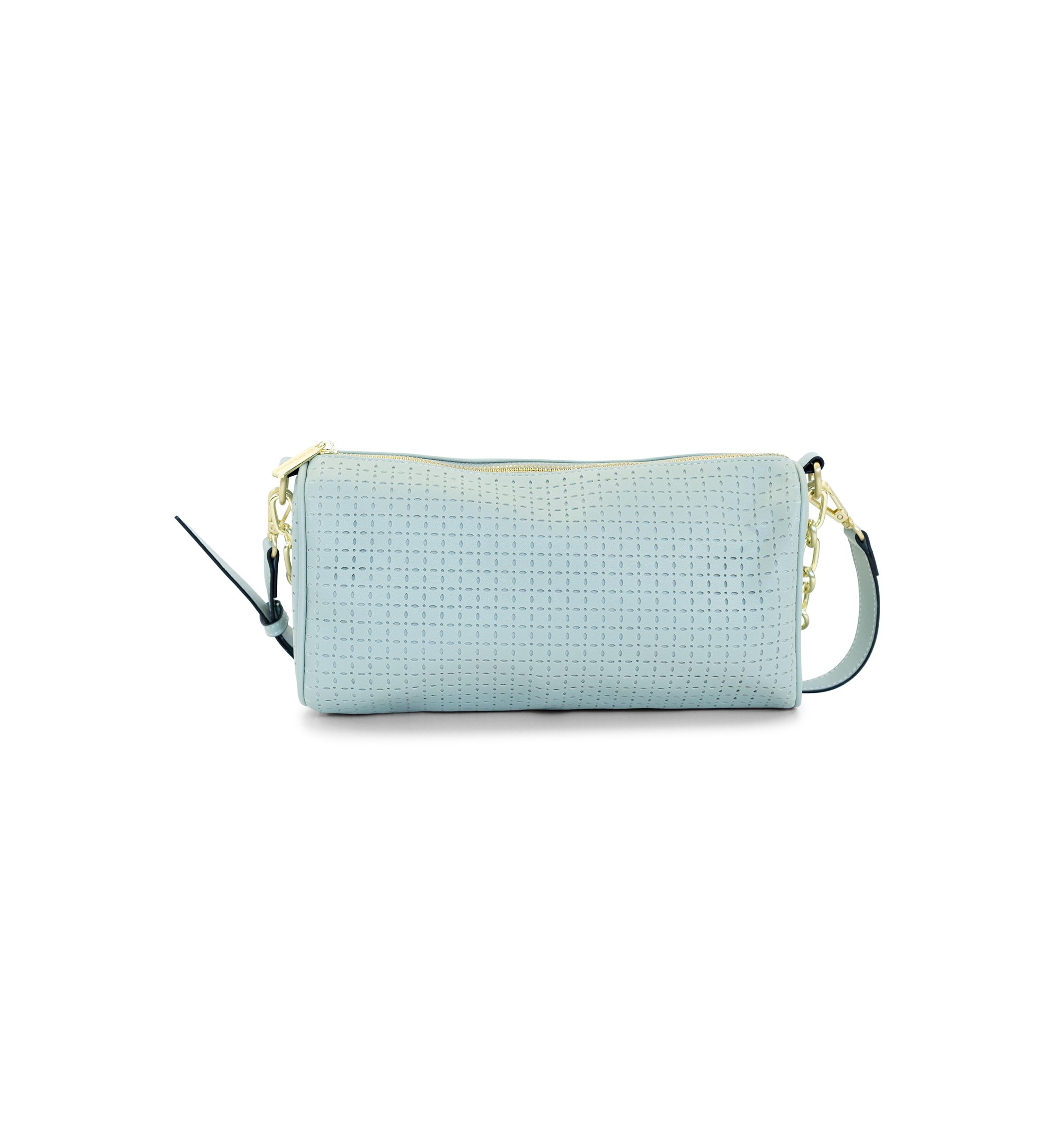 Lasercut Barrel Shoulder Bag