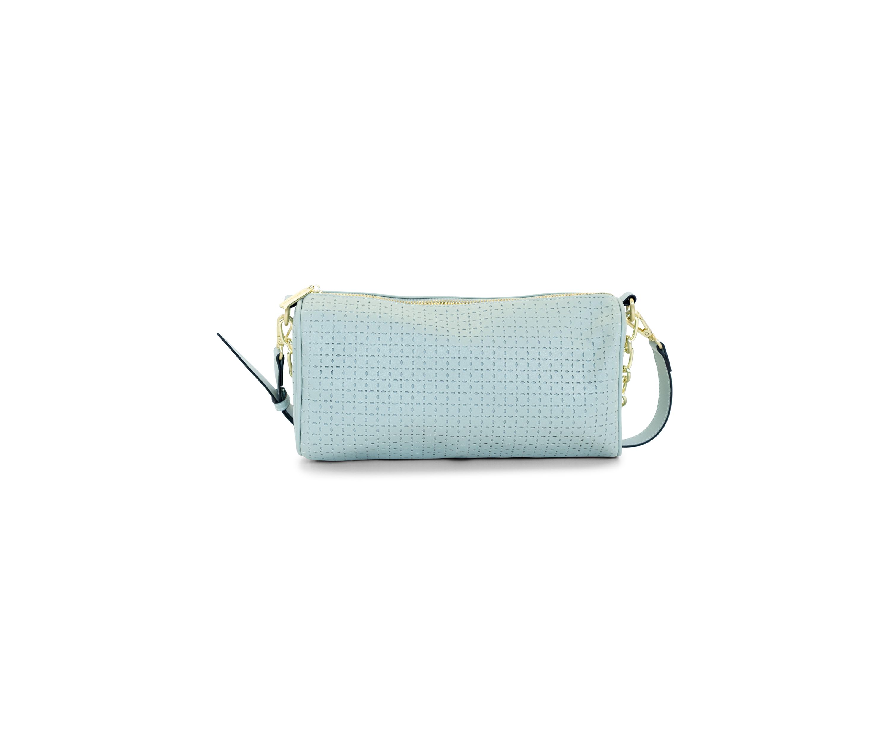 Lasercut Barrel Shoulder Bag