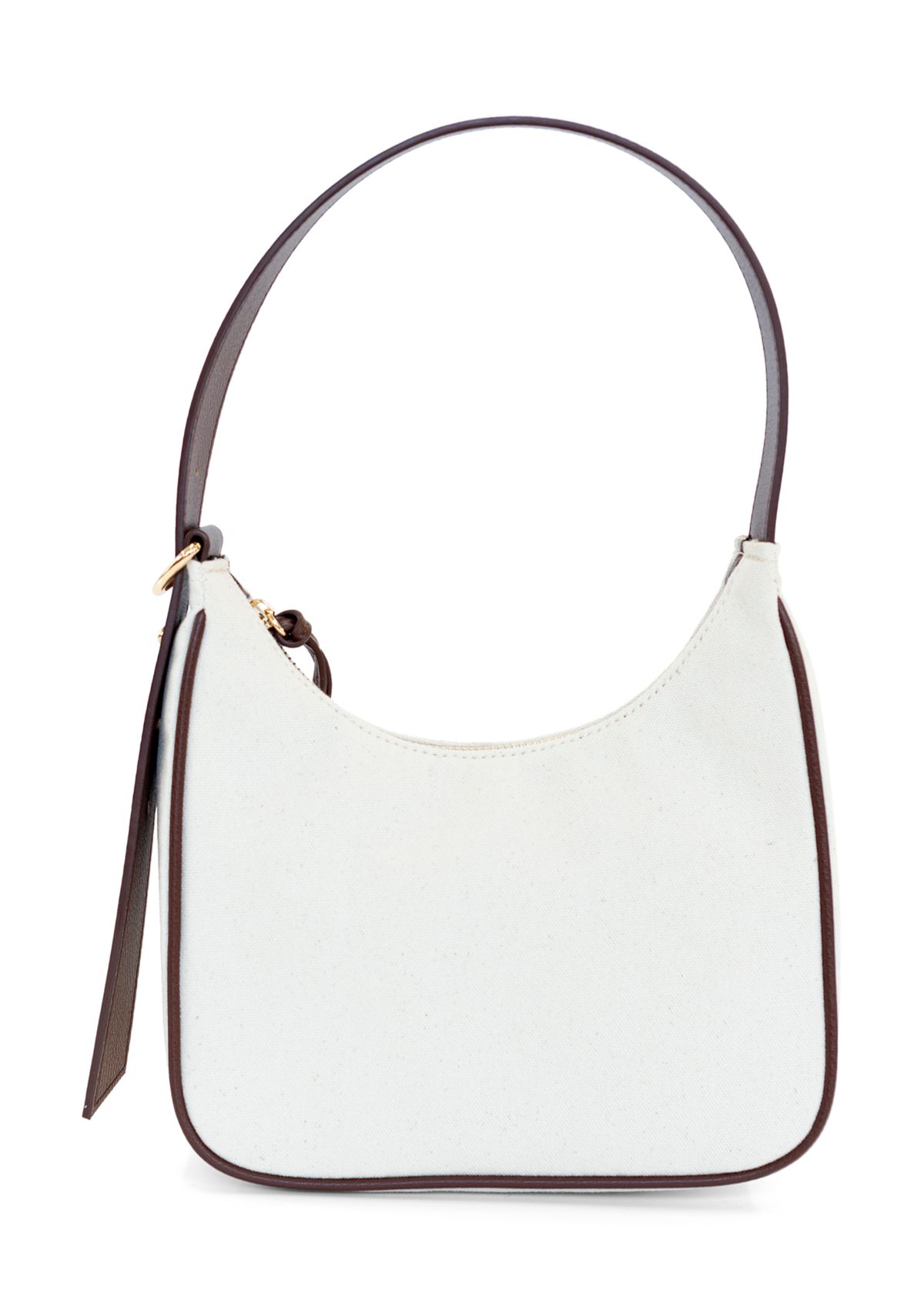 Canvas Shoulder Bag with Charms