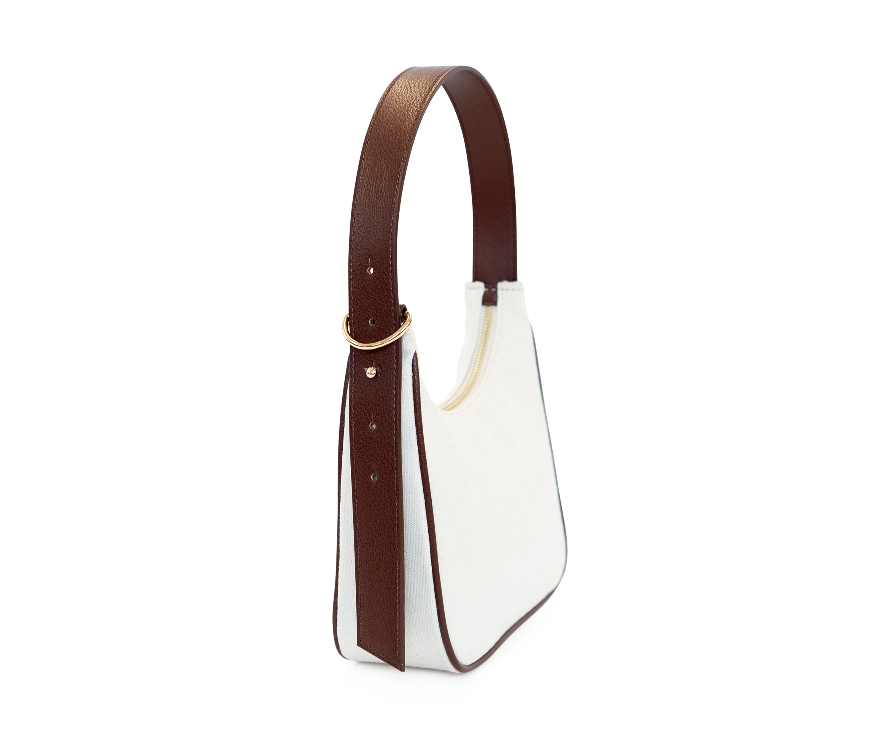 Canvas Shoulder Bag with Charms