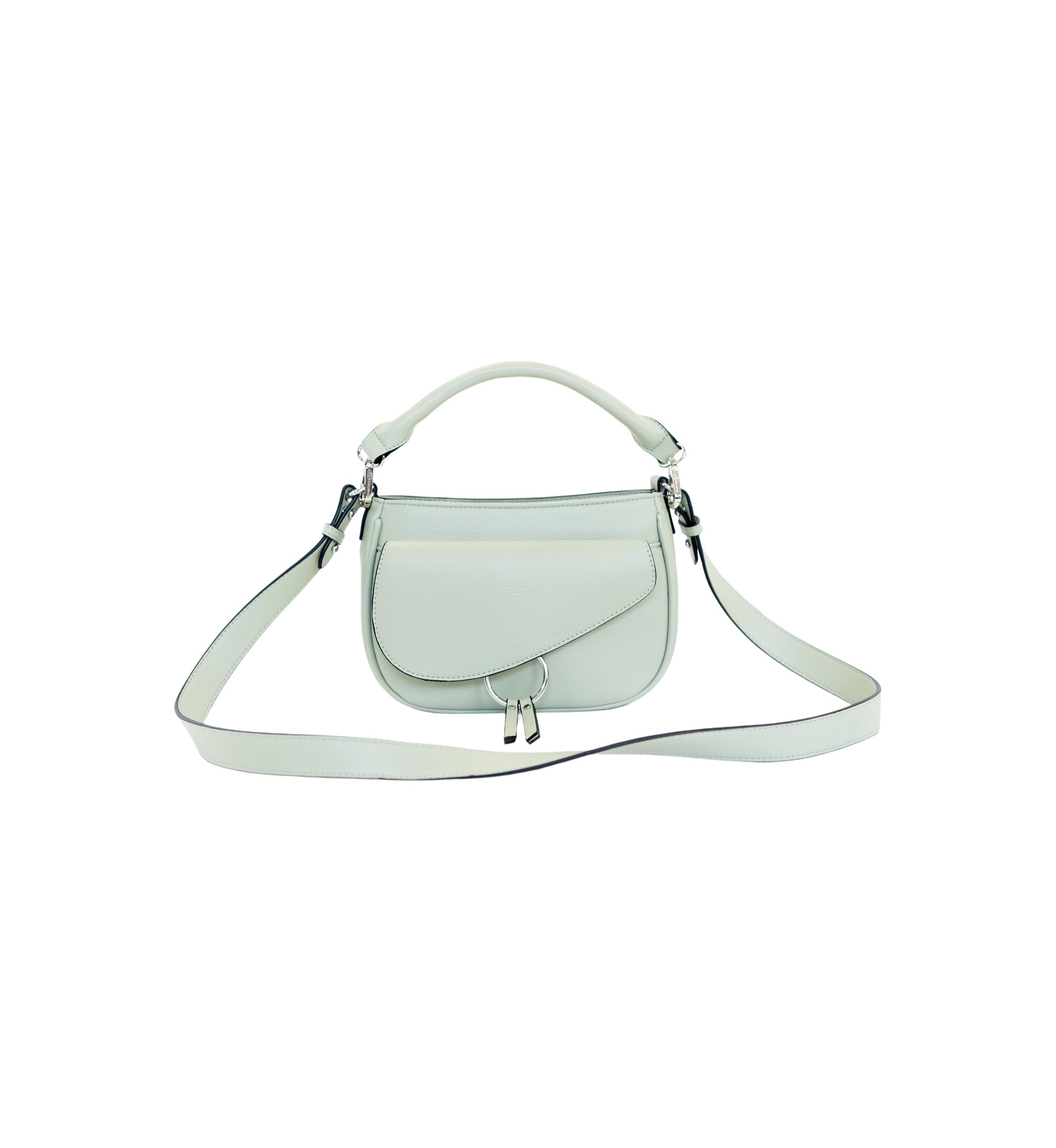 Asymmetrical Flap Crossbody Bag