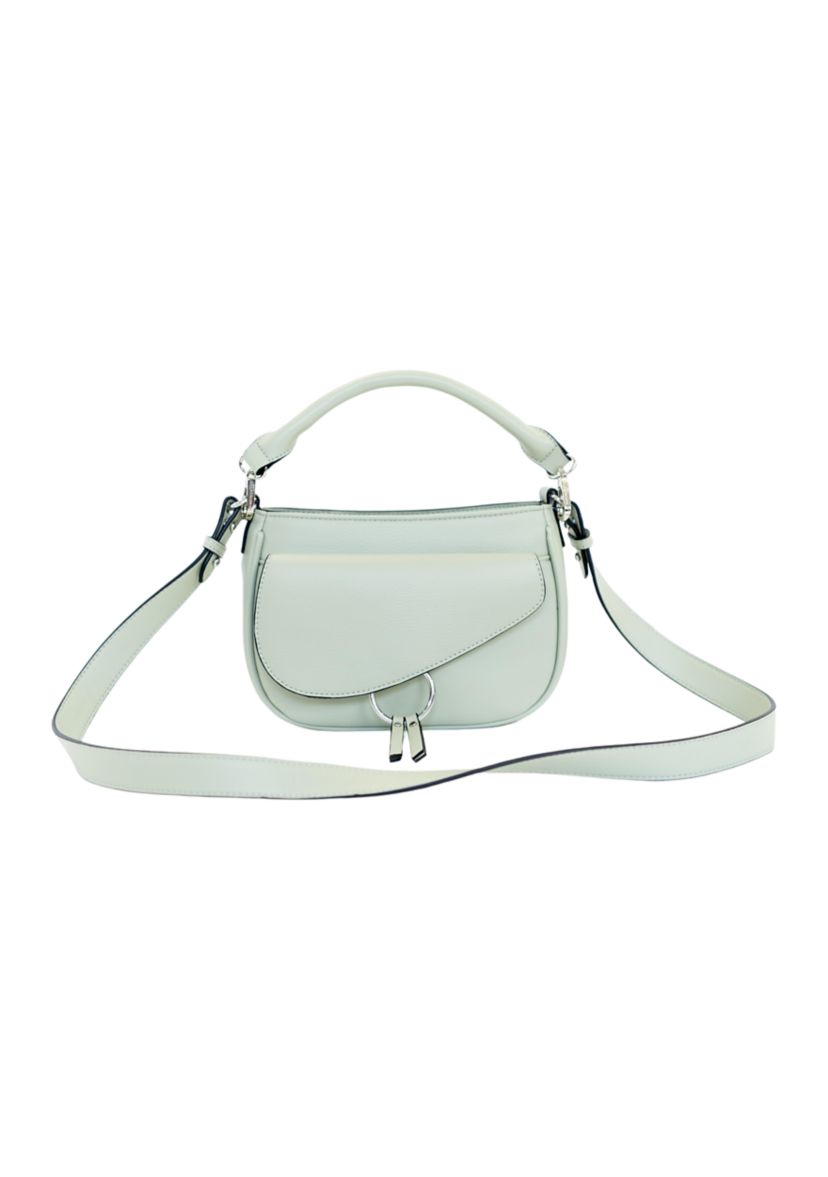 Asymmetrical Flap Crossbody Bag