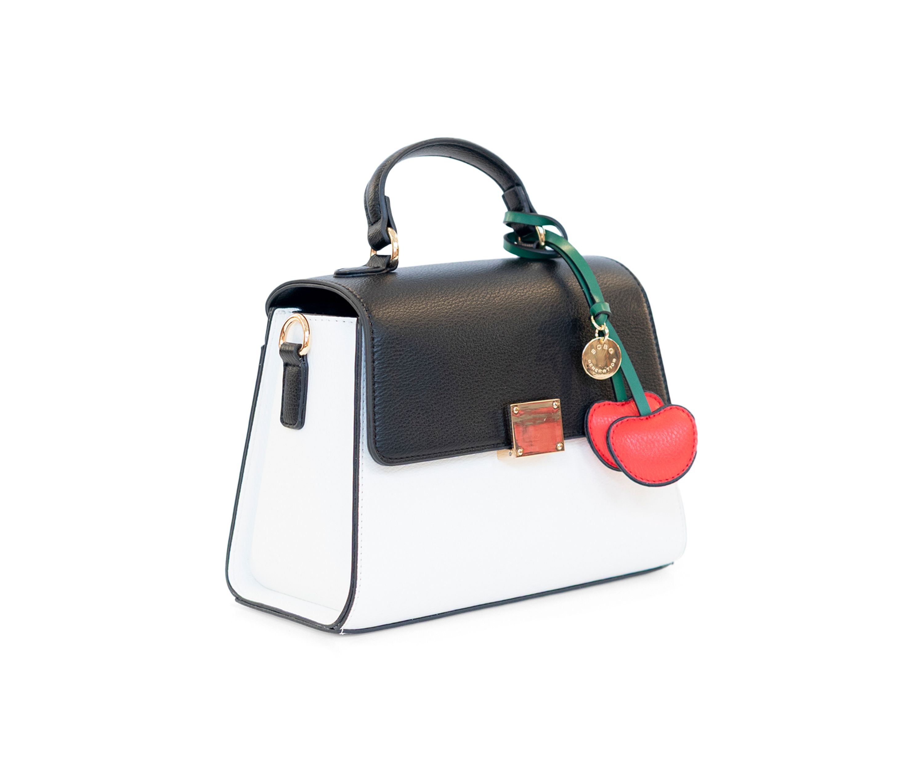 Top Handle Crossbody Bag with Charm 