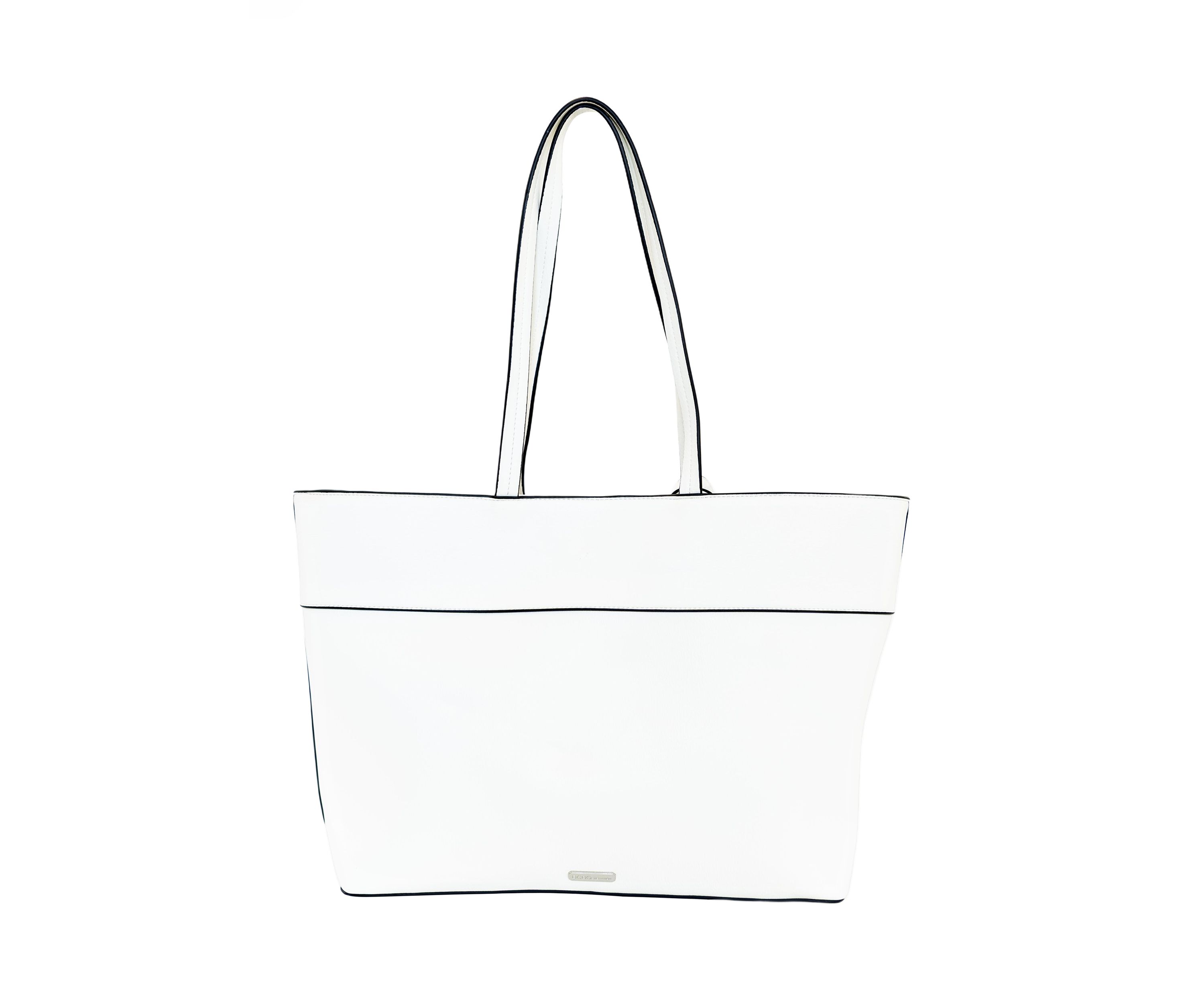 Rhinestone Studded Trim Tote Bag