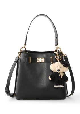 BCBGeneration Triple Entry Bucket Bag with Turn Lock