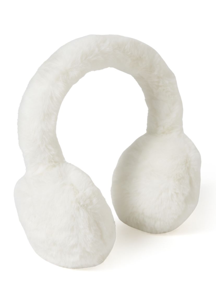 All Over Solid Faux Fur Earmuffs