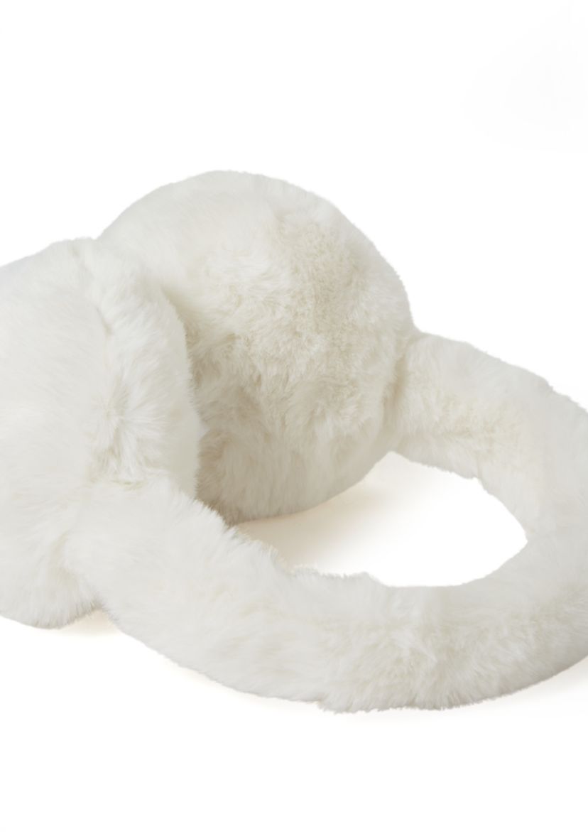 All Over Solid Faux Fur Earmuffs