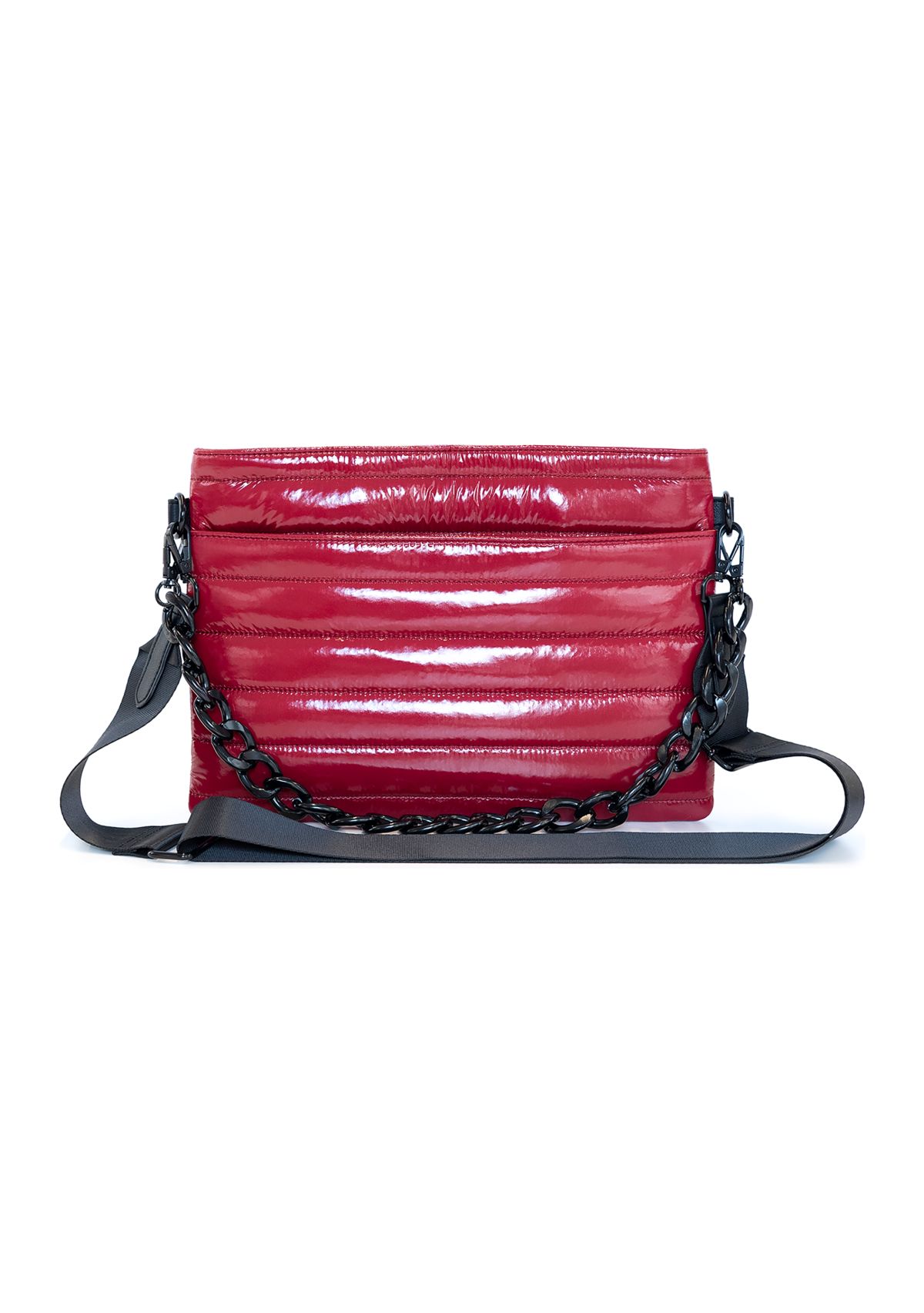 Channel Quilted East West Crossbody Bag