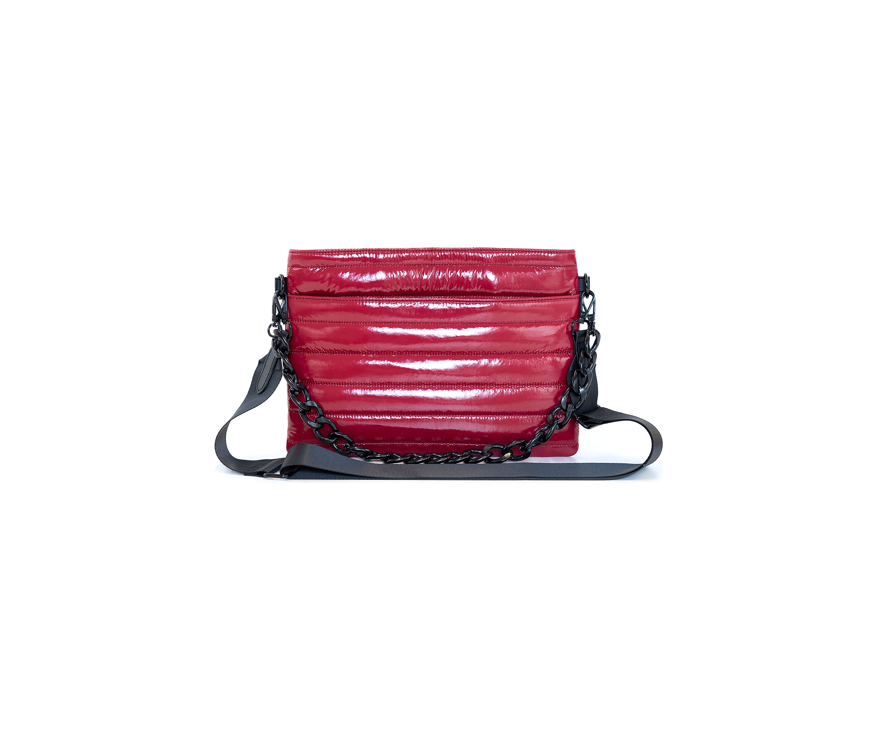 Channel Quilted East West Crossbody Bag