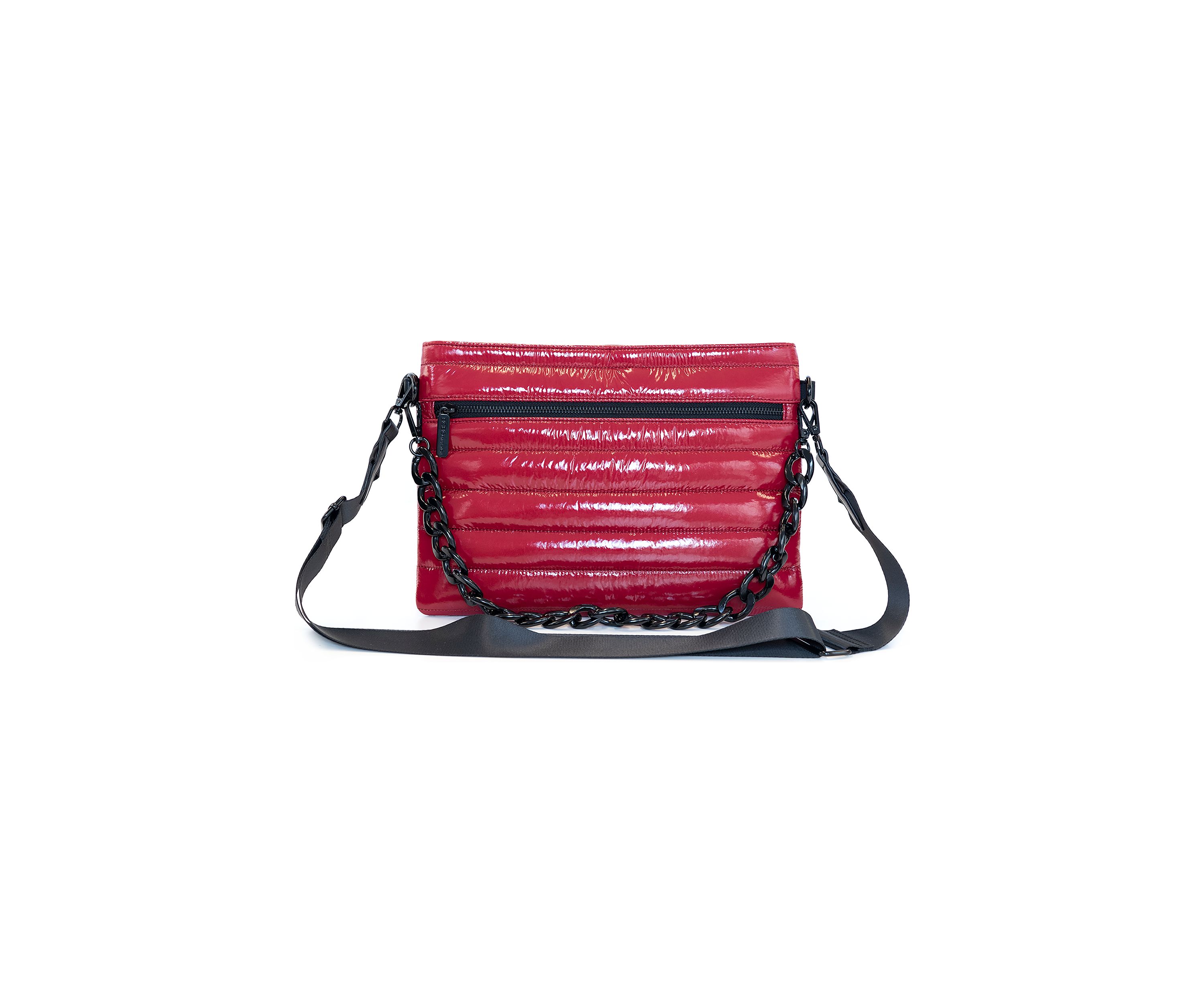 Channel Quilted East West Crossbody Bag