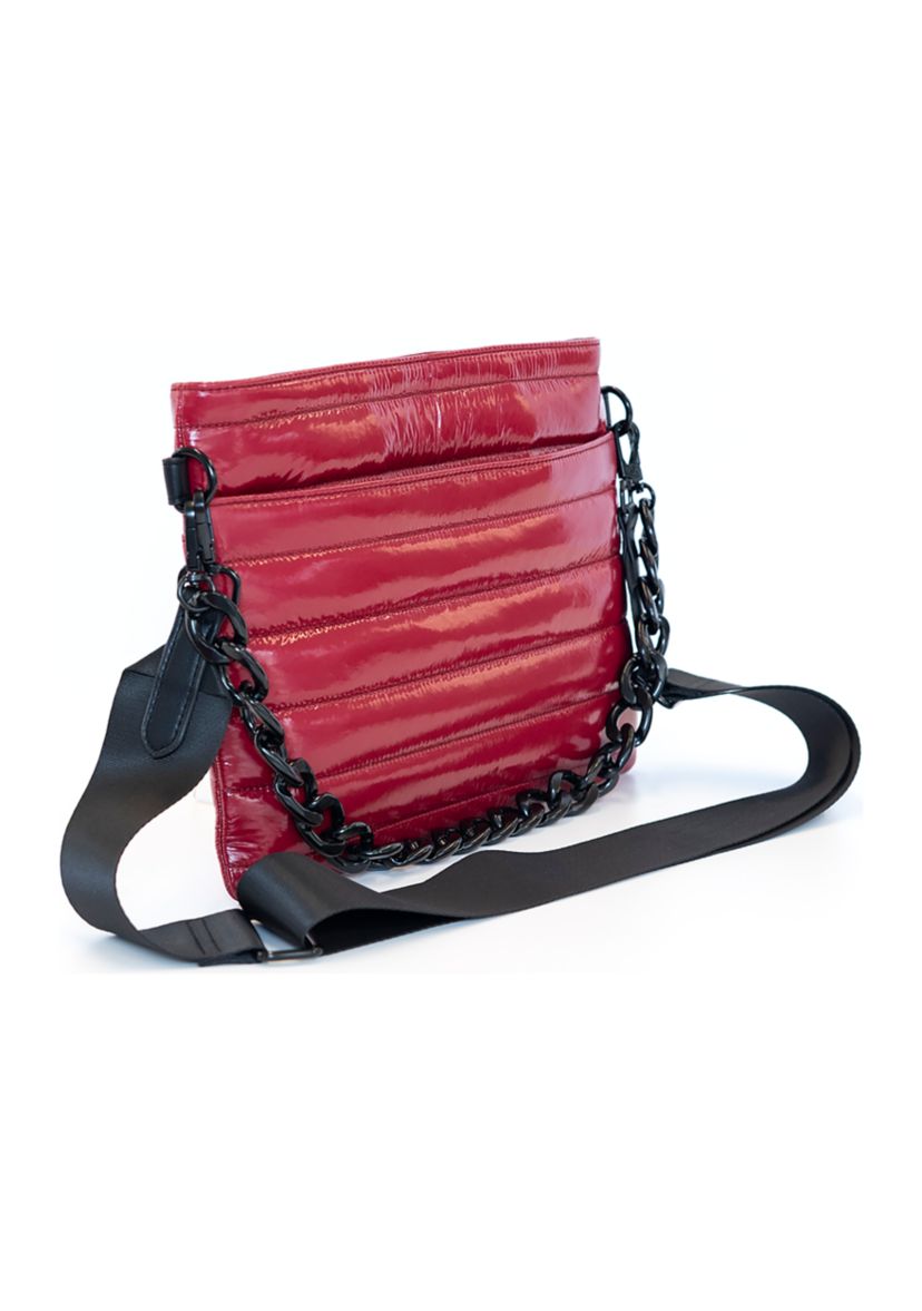 Channel Quilted East West Crossbody Bag