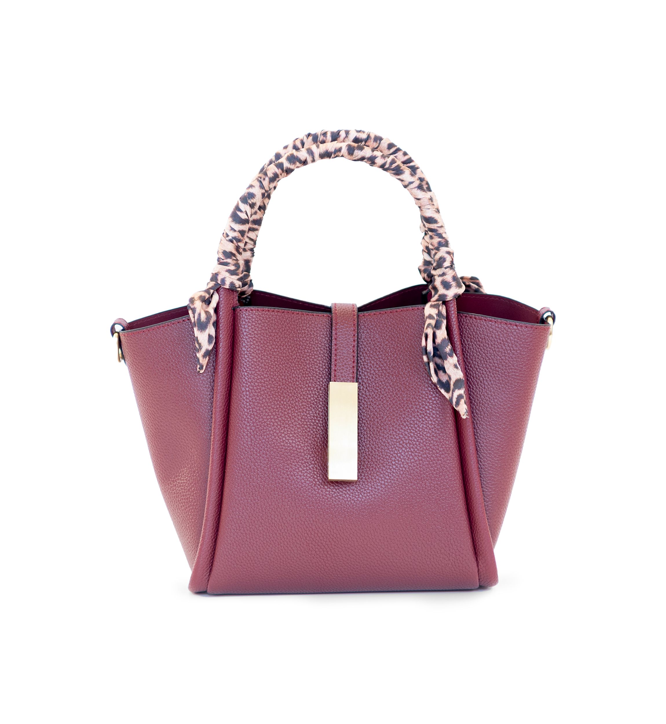 Scarf Handle Satchel 