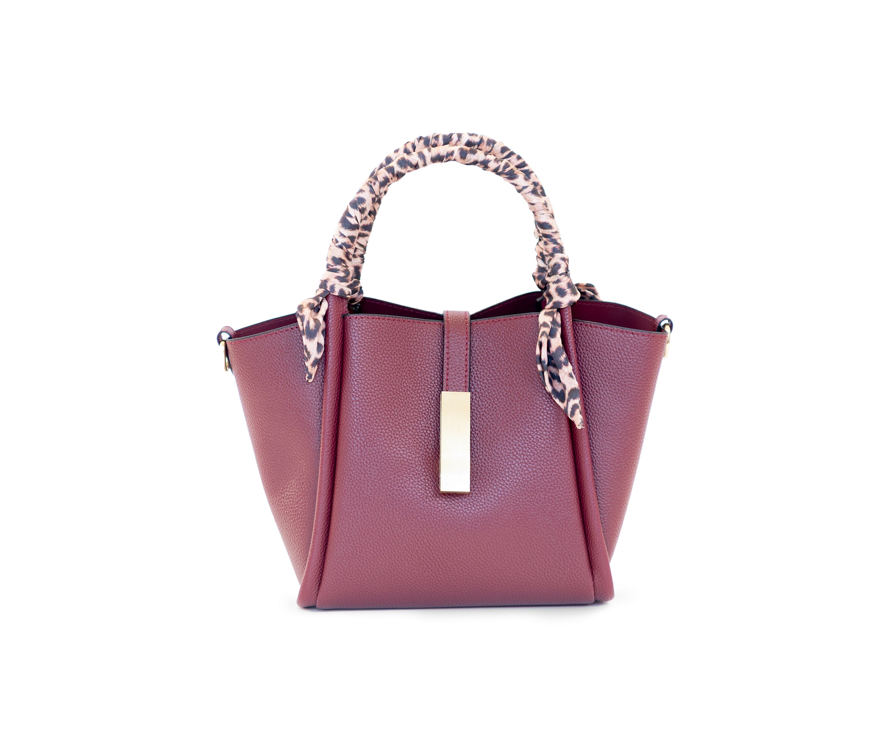 Scarf Handle Satchel 