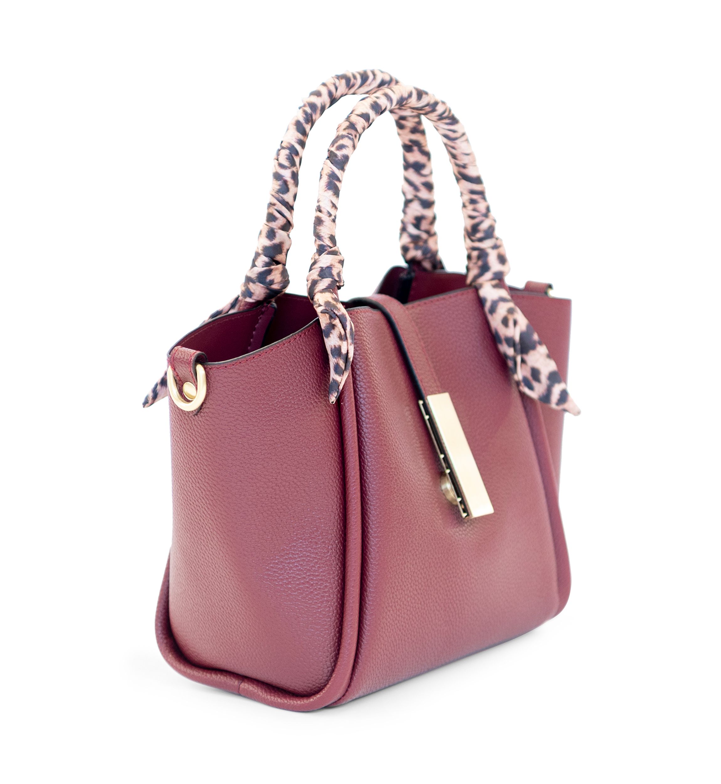 Scarf Handle Satchel 